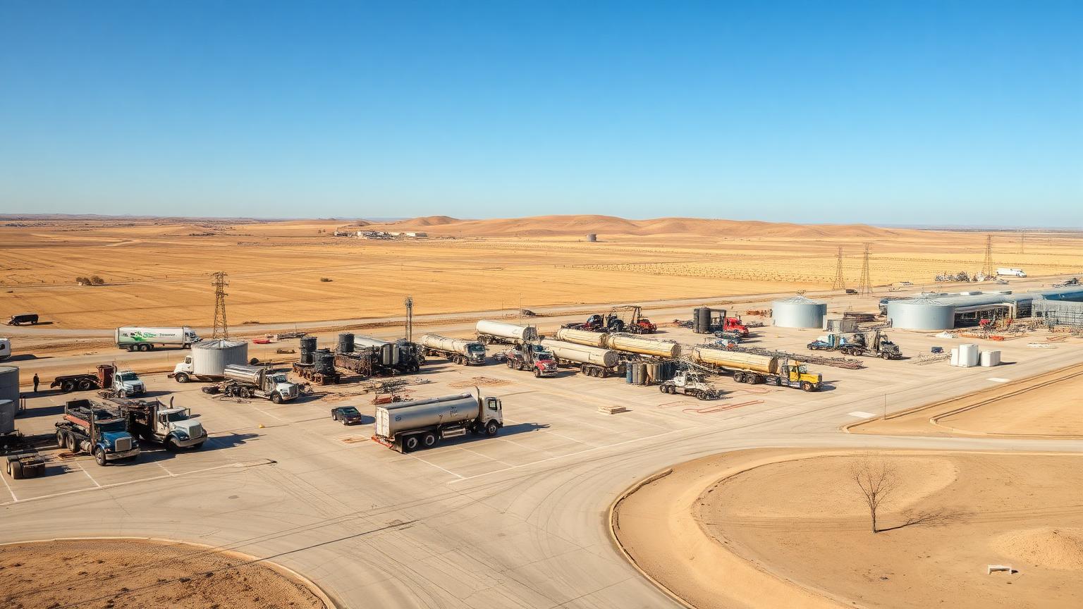 Commercial and industrial buildings in Kern County, California, where Resilient Vending places free vending machines