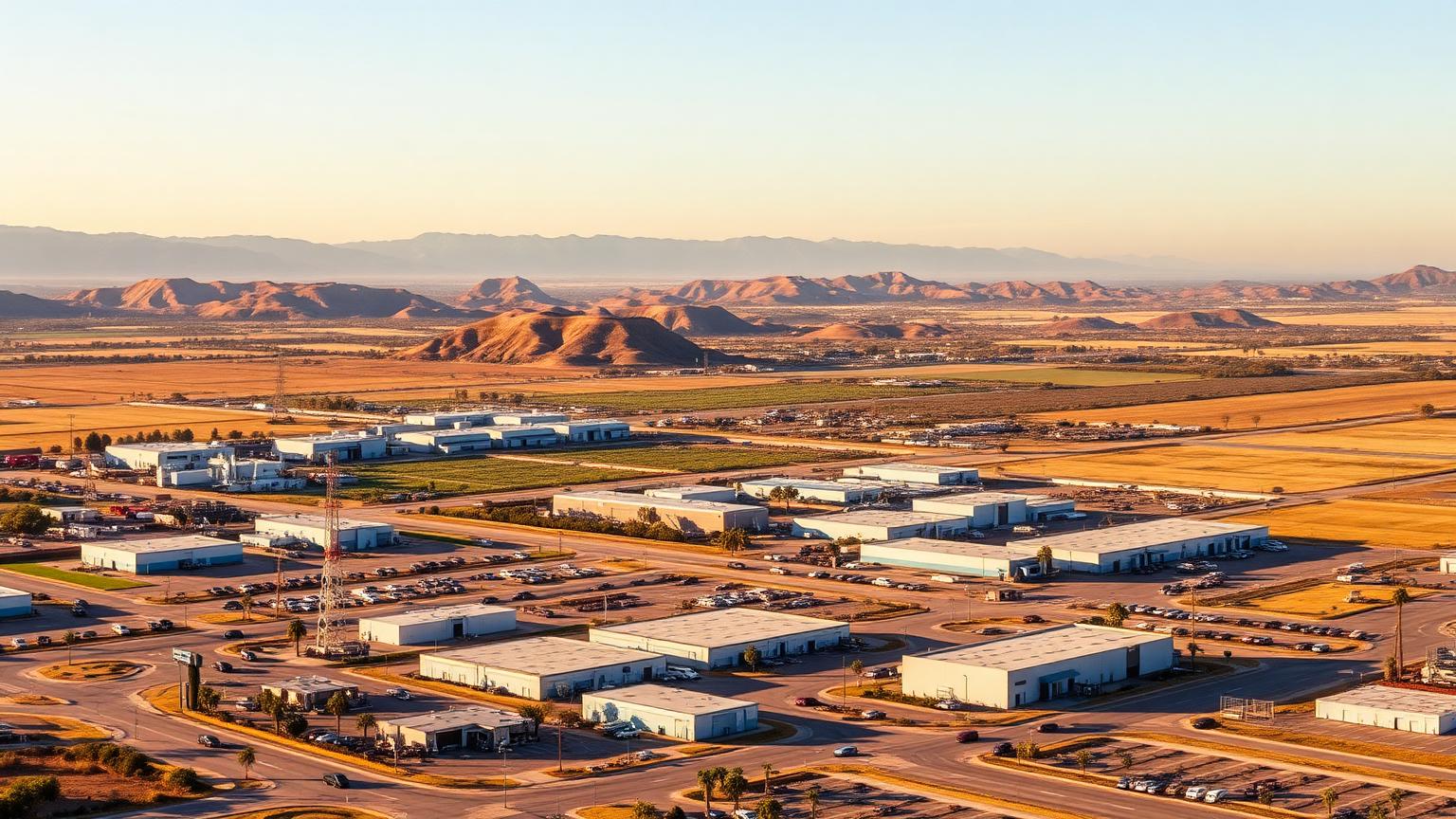 Commercial and industrial buildings in Ventura County, California, where Resilient Vending places free vending machines