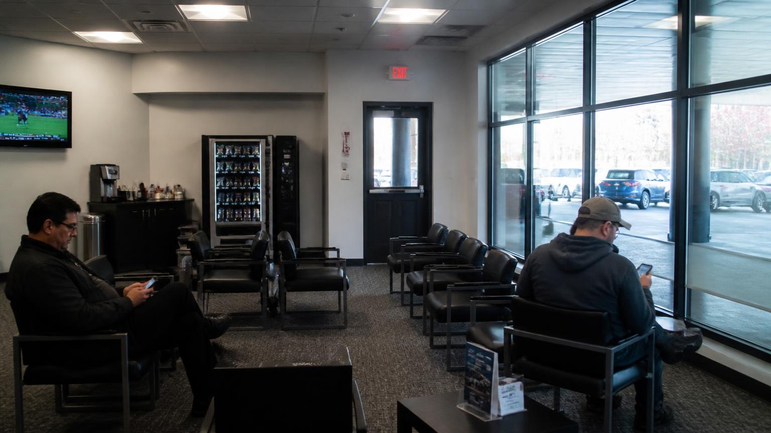 Vending machine placed in a California auto dealership