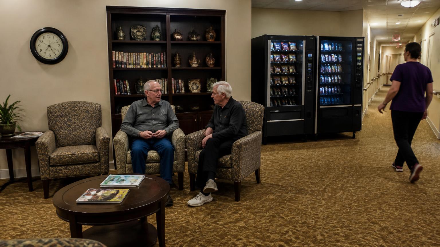 Vending machine placed in a California senior living community